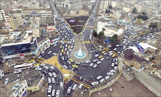 طراحی هندسی مجموعه میدان سعدی شهر مشهد